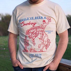 Toby Keith Shouldve Been A Cowboy Red White And Blue Country Music Riptshirt